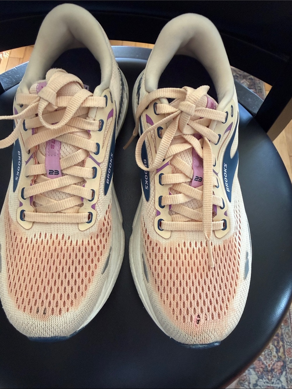Brooks Women’s Running Shoes - Peach and Pink size 8